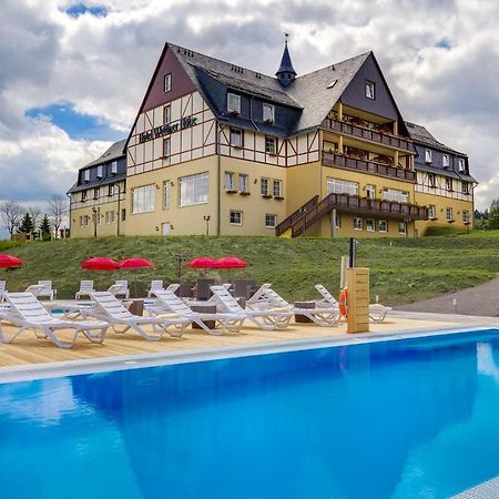 Panorama Berghotel Wettiner Hoehe سيفن المظهر الخارجي الصورة