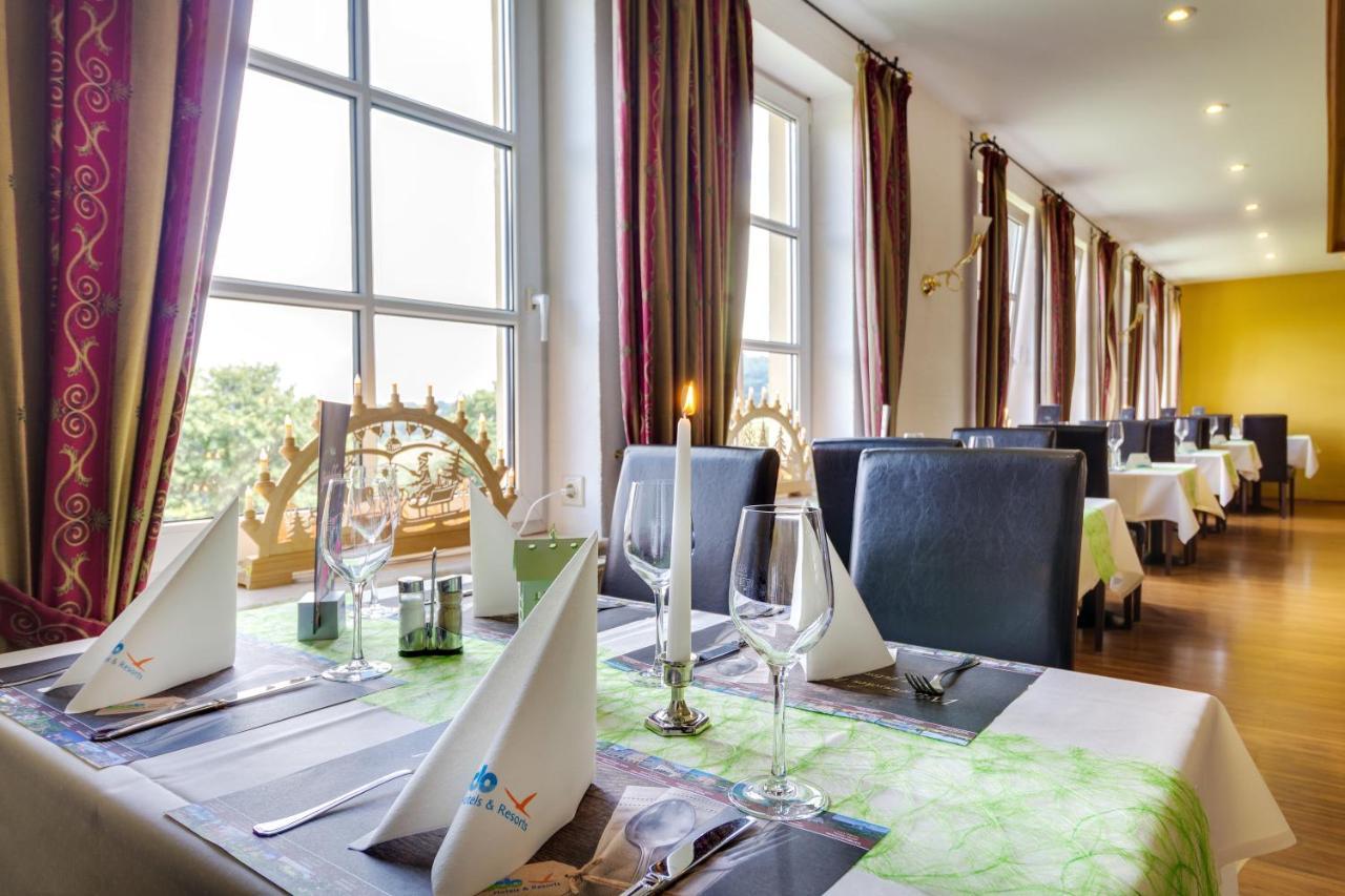 Panorama Berghotel Wettiner Hoehe سيفن المظهر الخارجي الصورة